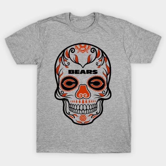 Sugar skull Bears T-Shirt by Blackhearttees